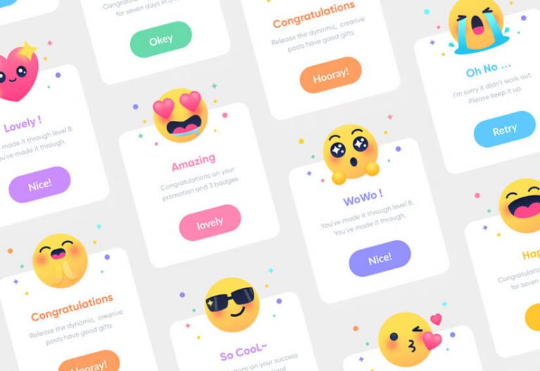 Emoji-Illustrations-for-website-design